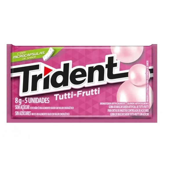 Chiclete Trident Tutti-Frutti 8g